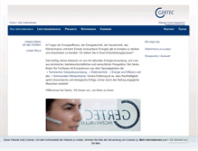 Tablet Screenshot of gertec.de